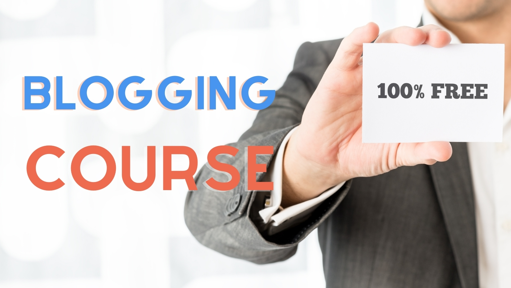 Learn Blogging FREE - Free Blogging Course to Master Blogging